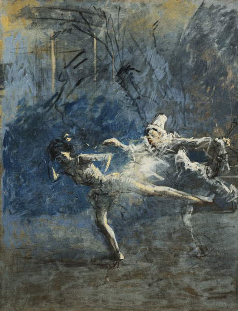 Detail of Two Dancers; Deux Danseuses by Jean Louis Forain