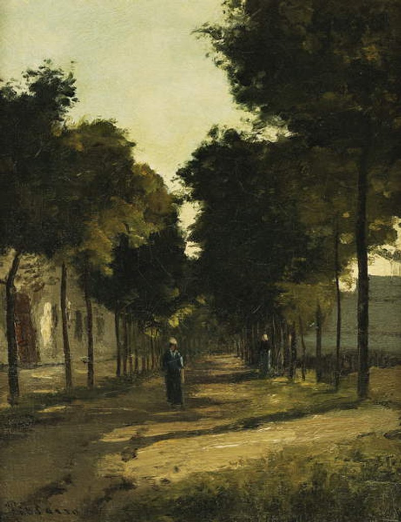 Detail of Road; La Route, c. 1870 by Camille Pissarro