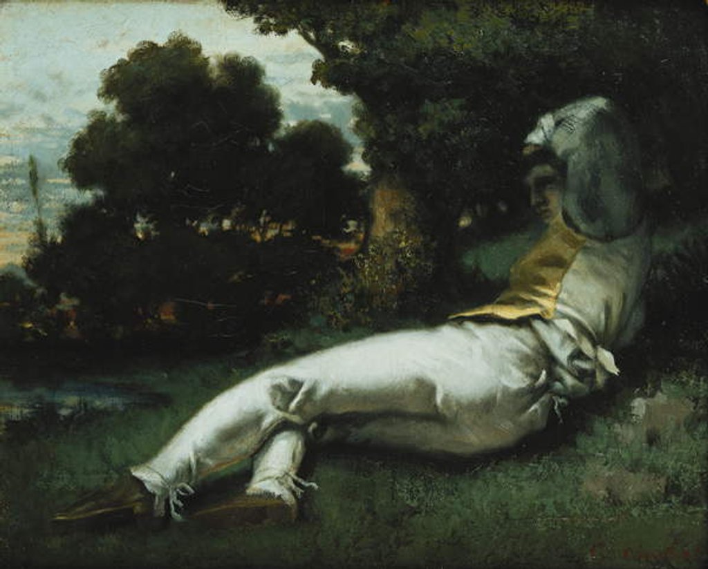 Detail of Nap; La Sieste, c.1841-42 by Gustave Courbet