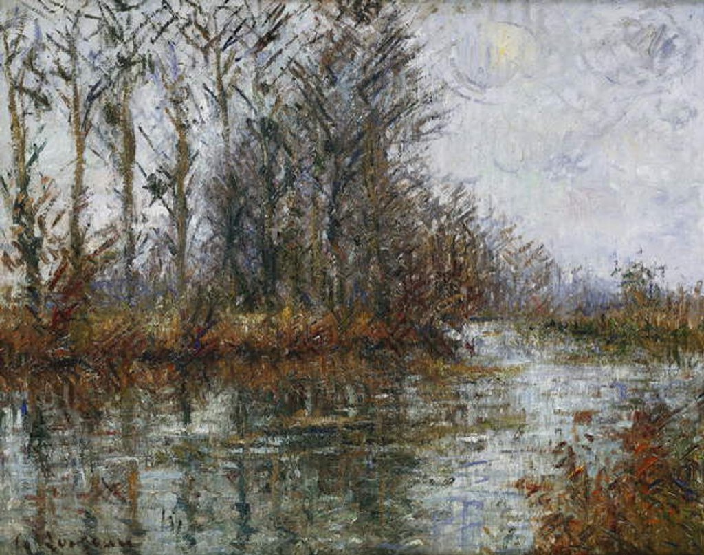 Detail of Turn of the Eure; Tournant de l'Eure by Gustave Loiseau