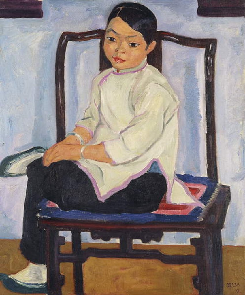 Detail of Chinese Girl; Chinesisches Madchen, 1912 by Emil Orlik