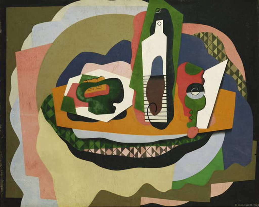 Detail of Still Life; Nature Morte, 1927 by Georges Valmier