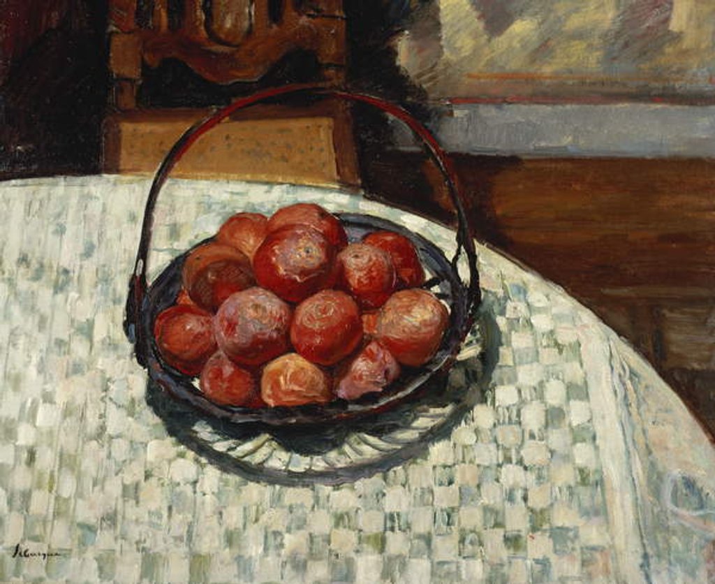 Detail of The Basket of Fruit; Le Corbeille de Fruit by Henri Lebasque