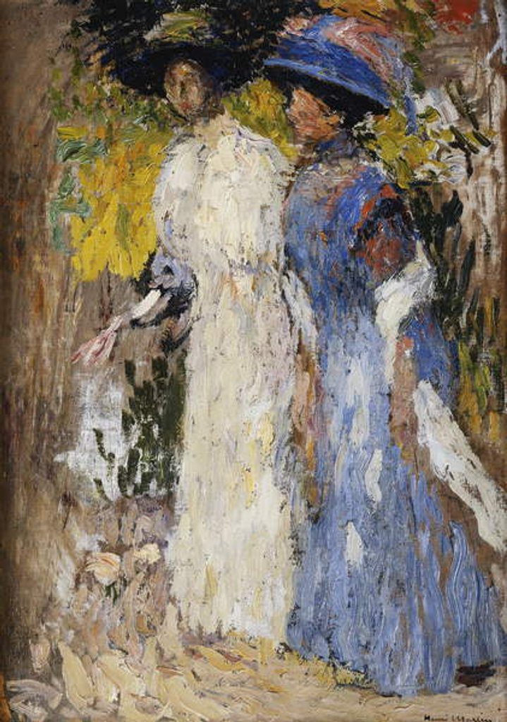 Detail of The Walk; La Promenade by Henri Jean Guillaume Martin