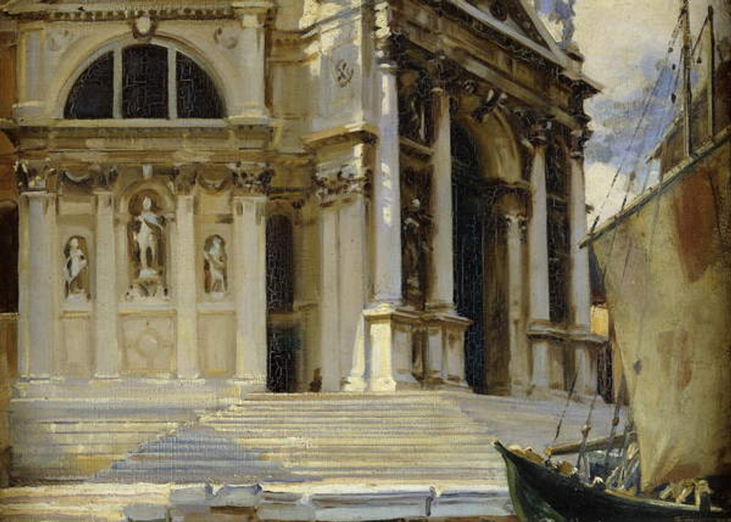 Detail of Santa Maria della Salute, Venice by John Singer Sargent