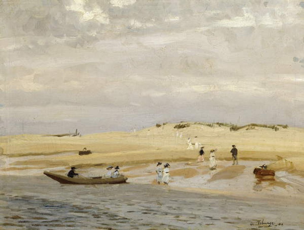 Detail of Figures on a Beach, 1909 by Algernon Mayow Talmage