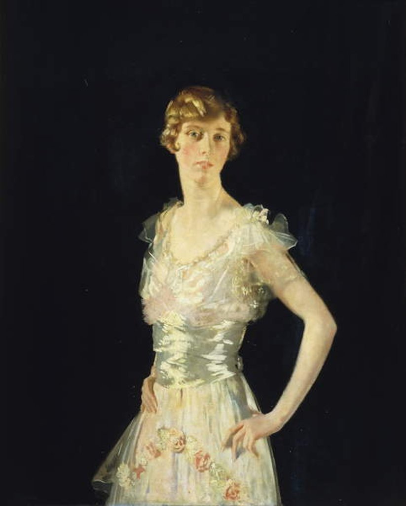 Detail of Portrait of Gardenia, three quarter length, 1915 by William Orpen