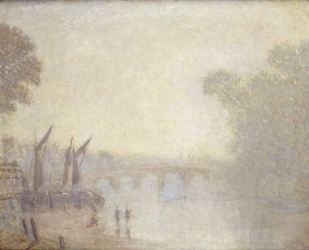 Detail of A Classic Landscape, Richmond, Surrey, 1893 by Philip Wilson Steer