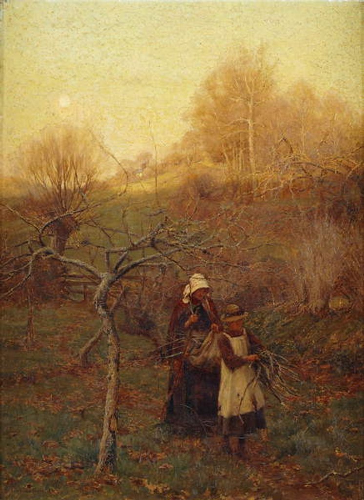 Detail of When the Evening Sun is Set by William Teulon Blandford Fletcher