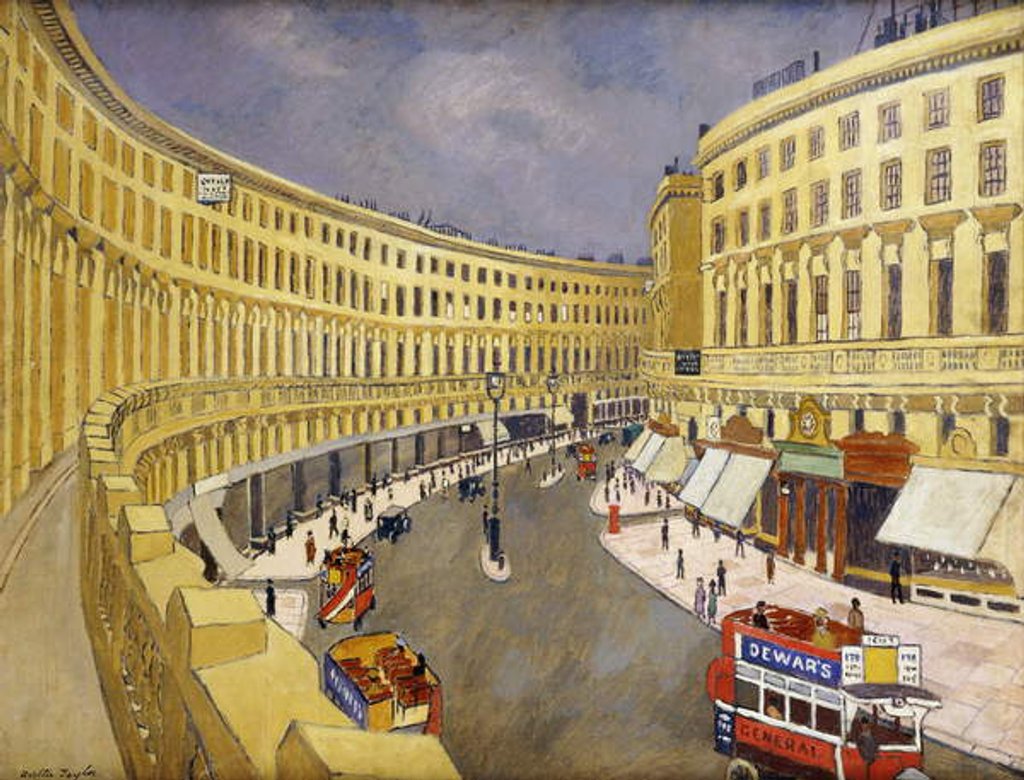 Detail of Regent Street, London by Walter Taylor