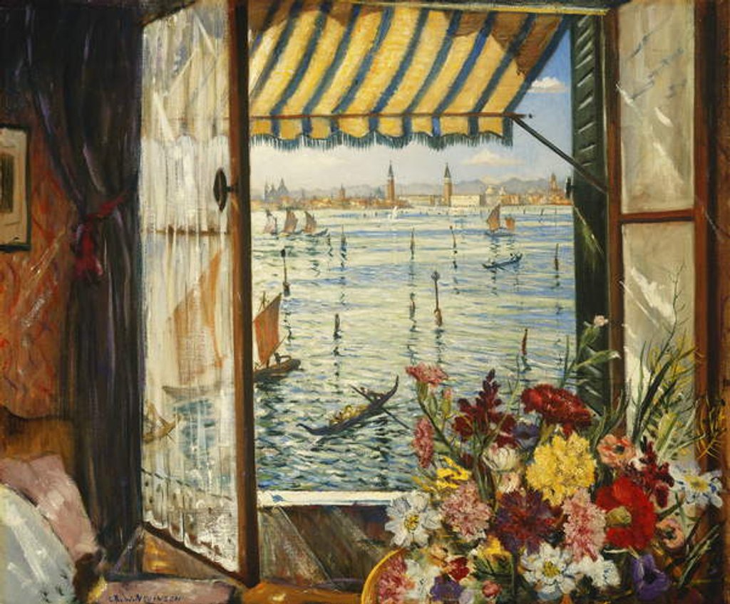 Detail of From a Venetian Window, 1934 by Christopher Richard Wynne Nevinson