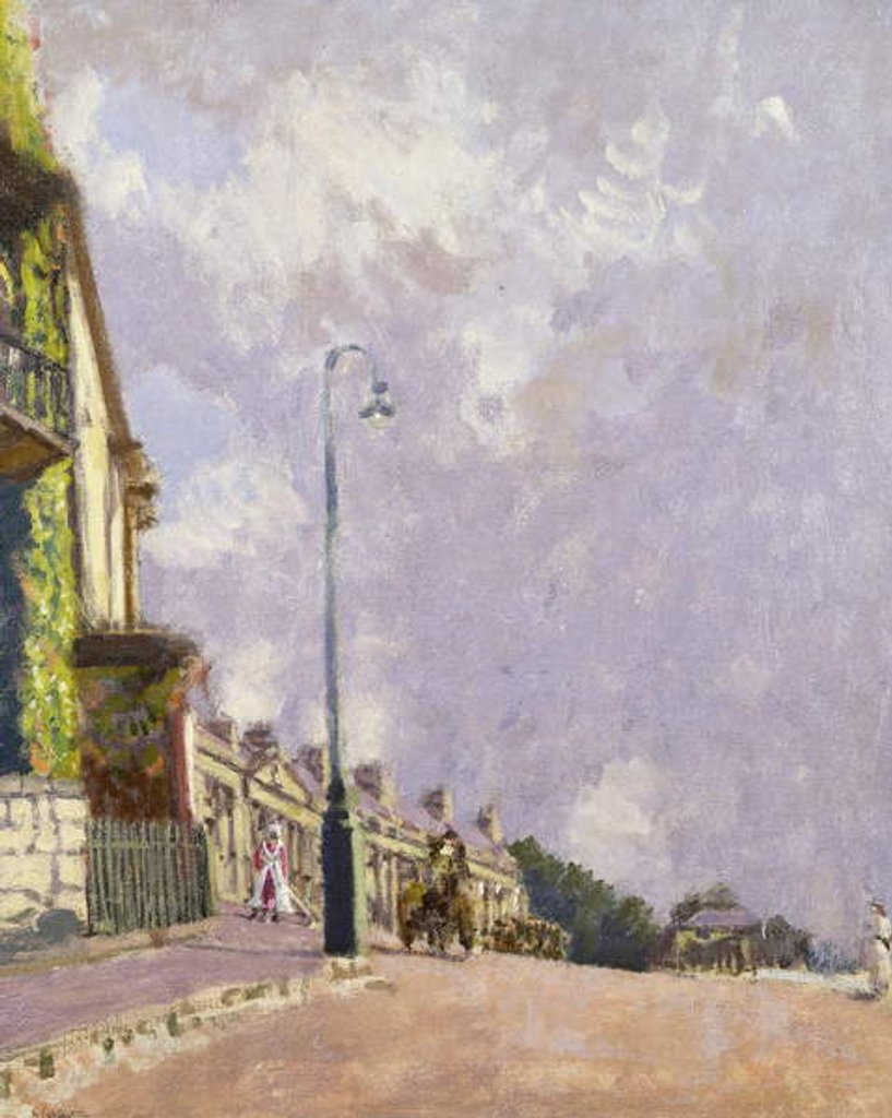 Detail of Mr Sheepshank's House, Camden Crescent, Bath, c. 1916-1918 by Walter Richard Sickert