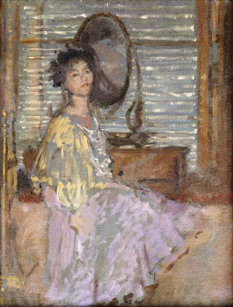 Detail of Behind the Blind by Spencer Frederick Gore
