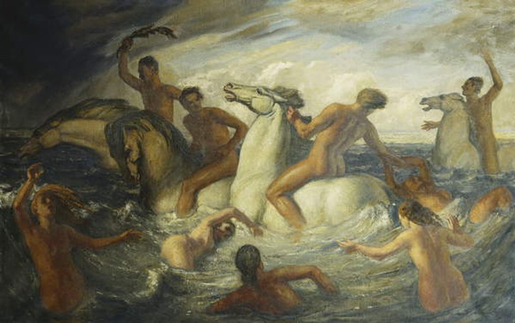 Detail of The Sea Race by Harry Morley