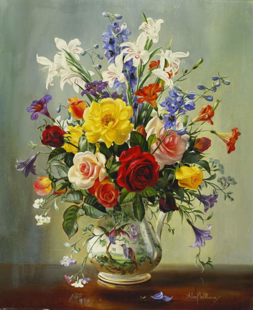 Detail of Summer Flowers by Albert Williams