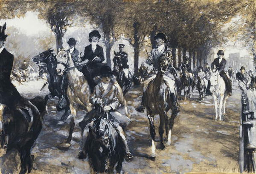 Detail of Rotten Row by Gilbert Holiday