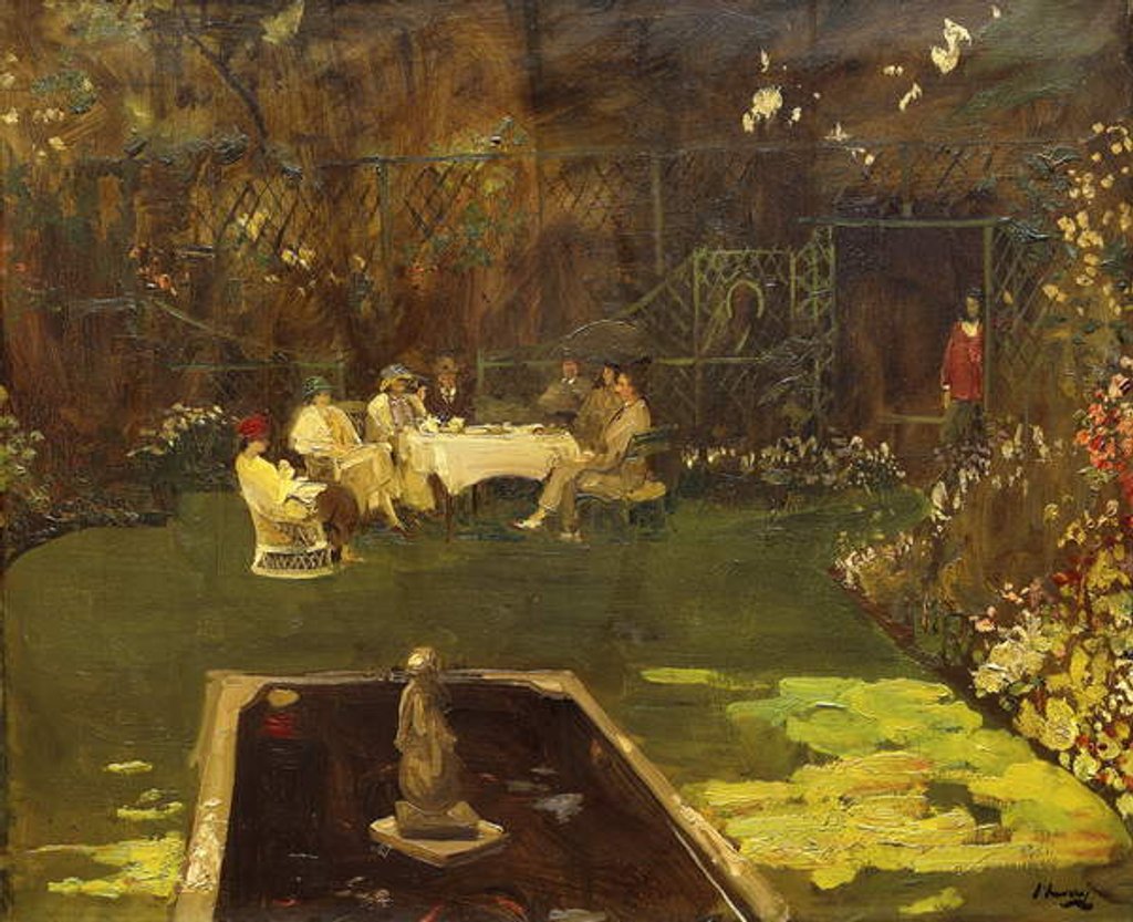 Detail of The Garden at Ardilea, 1919 by John Lavery