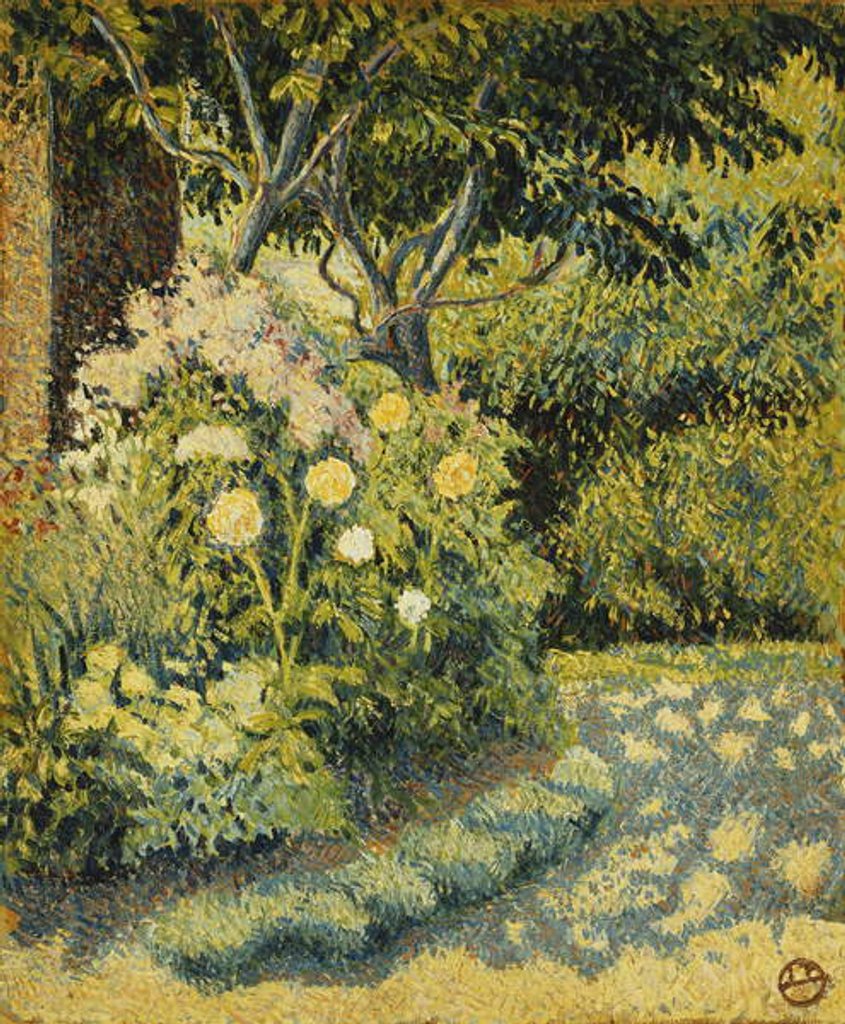 Detail of The Garden Path; Le Sentir du Jardin, 1889 by Lucien Pissarro