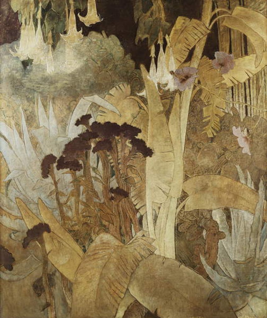 Detail of Tropical Garden, 1935 by Glyn Warren Philpot
