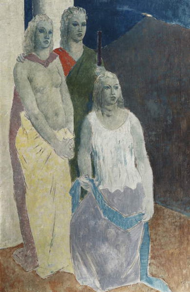 Detail of Three Muses by Glyn Warren Philpot