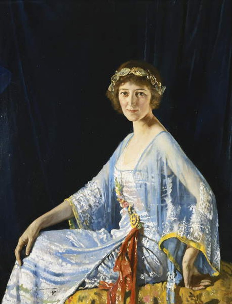 Detail of Mrs. Georgina Drum, 1920 by William Orpen