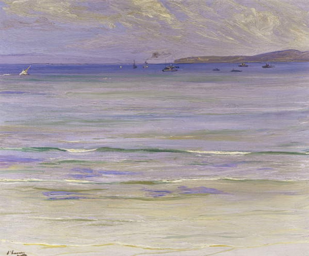 Detail of Tangier Bay, 1920 by John Lavery