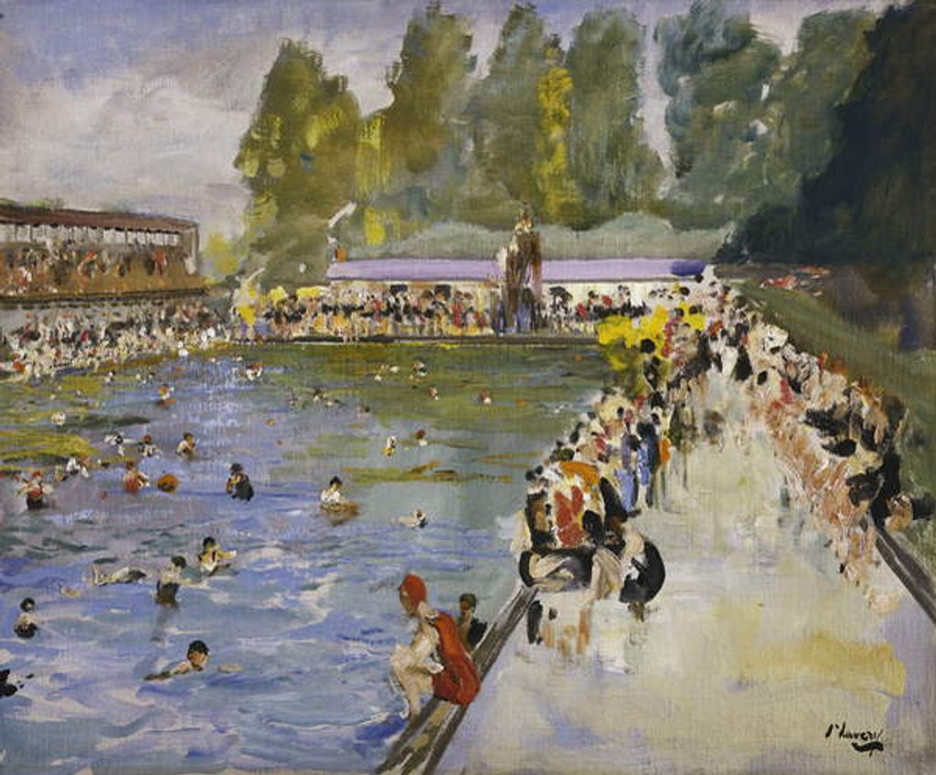 Detail of Chiswick Baths, c.1929 by John Lavery