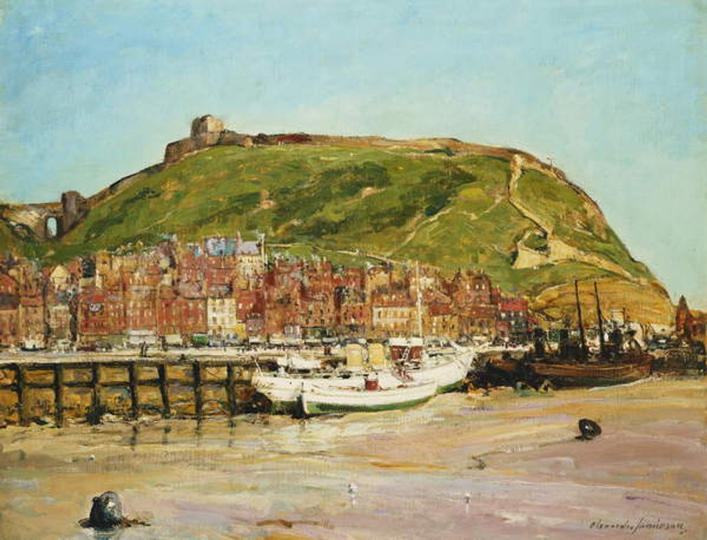 Detail of Scarborough Castle by Alexander Jamieson