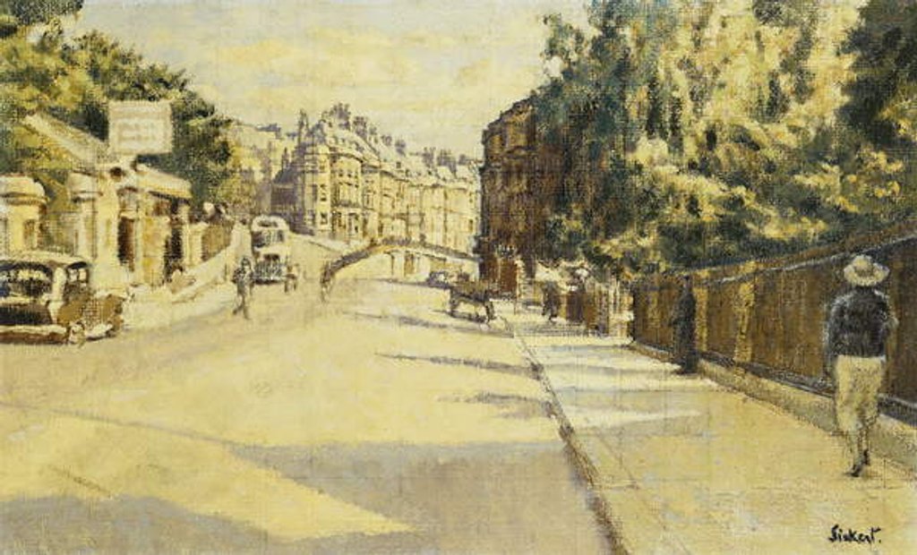 Detail of London Street, Bath, looking towards Walcot, c.1939 by Walter Richard Sickert