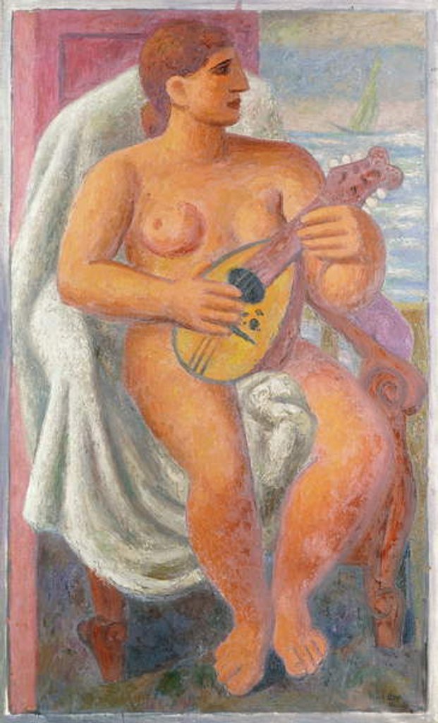 Detail of Musical Bather, 1934 by Mark Gertler