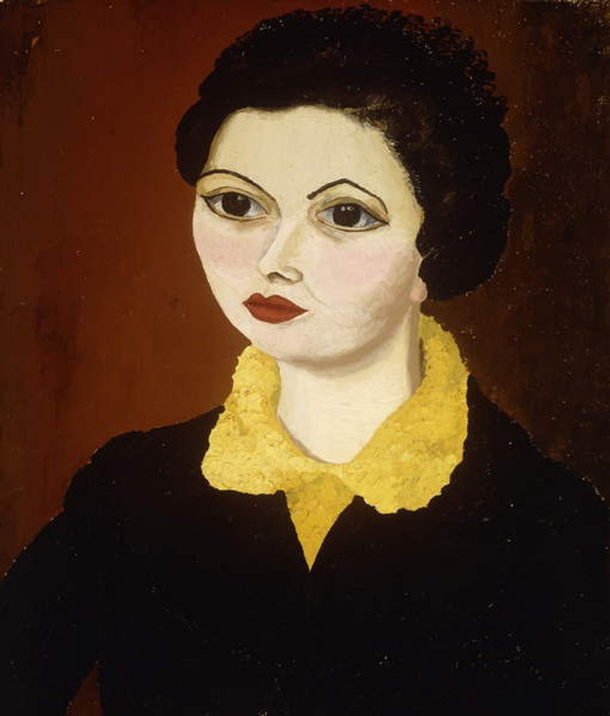 Detail of Milly Gomershall, 1936 by Cedric Morris