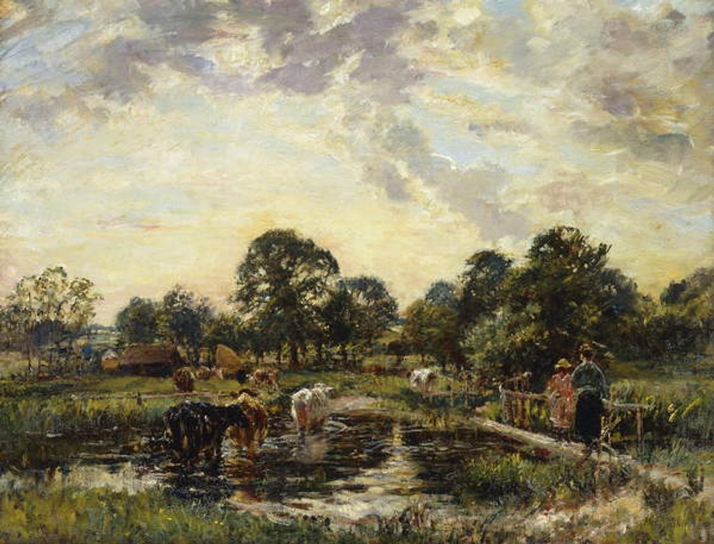 Detail of Crossing the Ford, by Mark Fisher