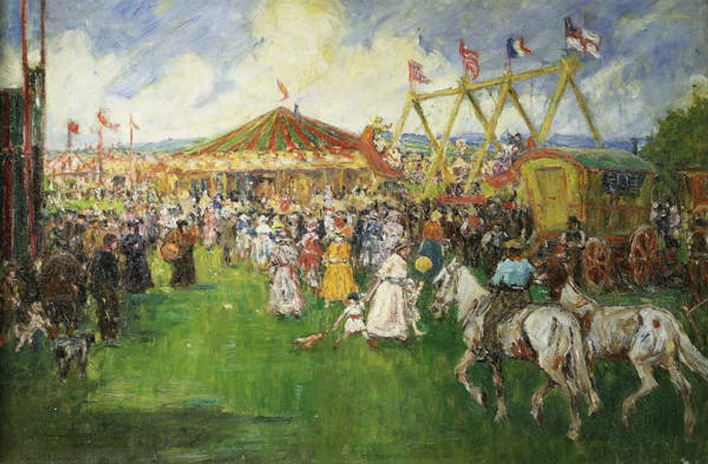 Detail of The Country Fair by Cecil Gordon Lawson