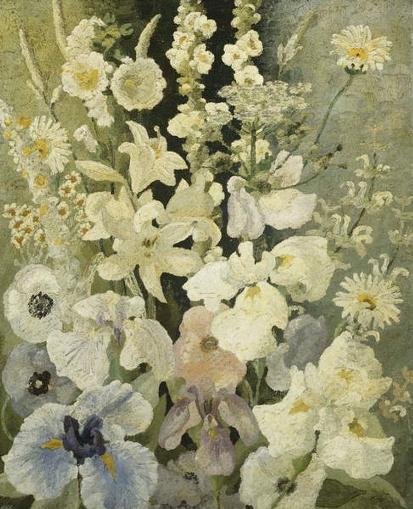 Detail of White Flowers, 1934 by Cedric Morris