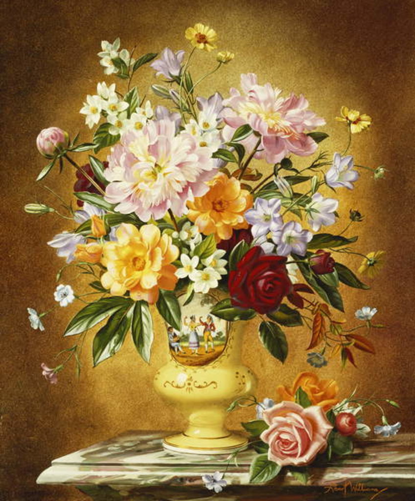 Detail of Summer Flowers by Albert Williams