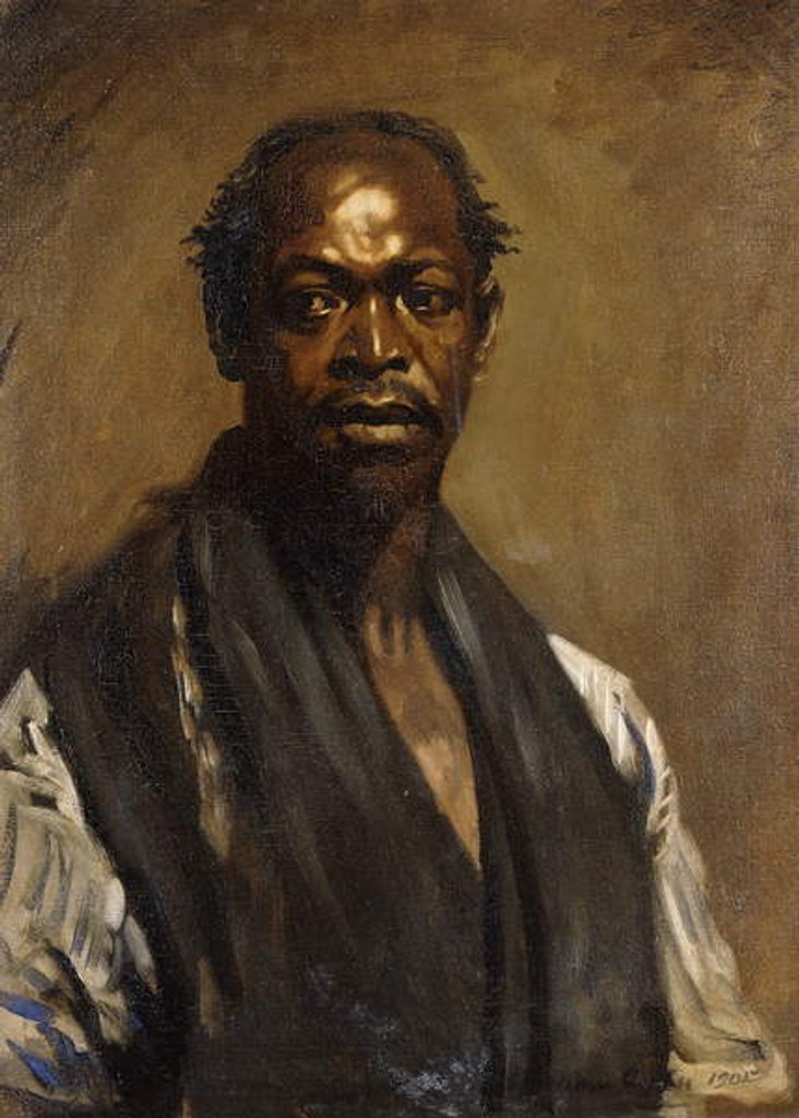 Detail of Portrait of a Negro by William Orpen