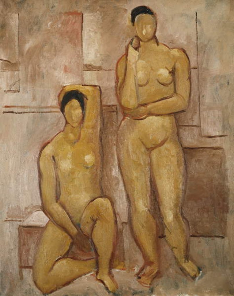 Detail of Seated and Standing Nudes, 1972 by Christopher Wood