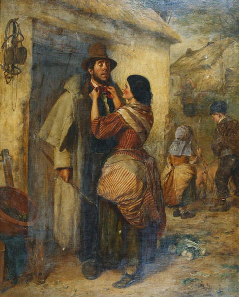 Detail of The Finishing Touch, 1867 by Erskine Nicol