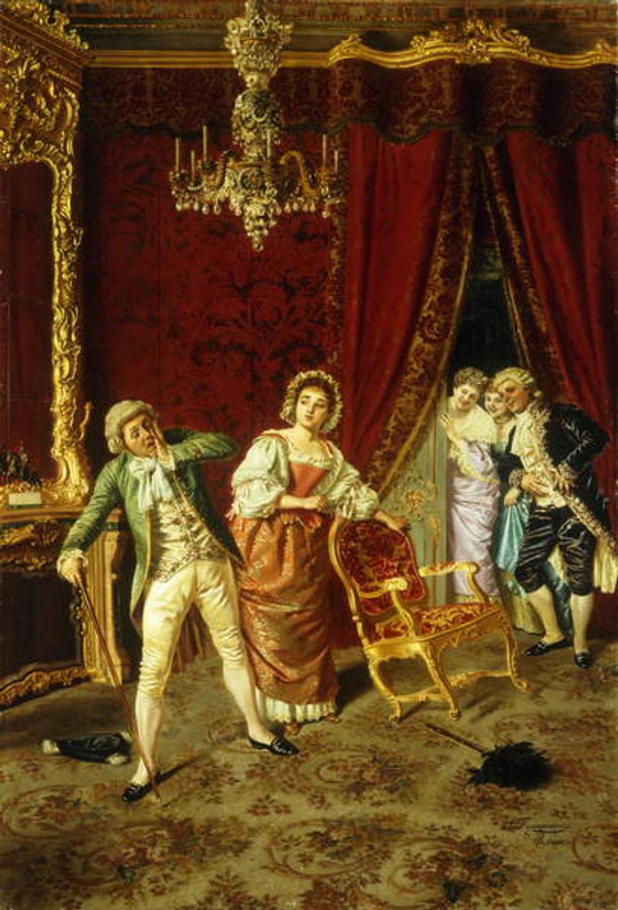 Detail of A Slap in the Face by Salvatore Frangiamore