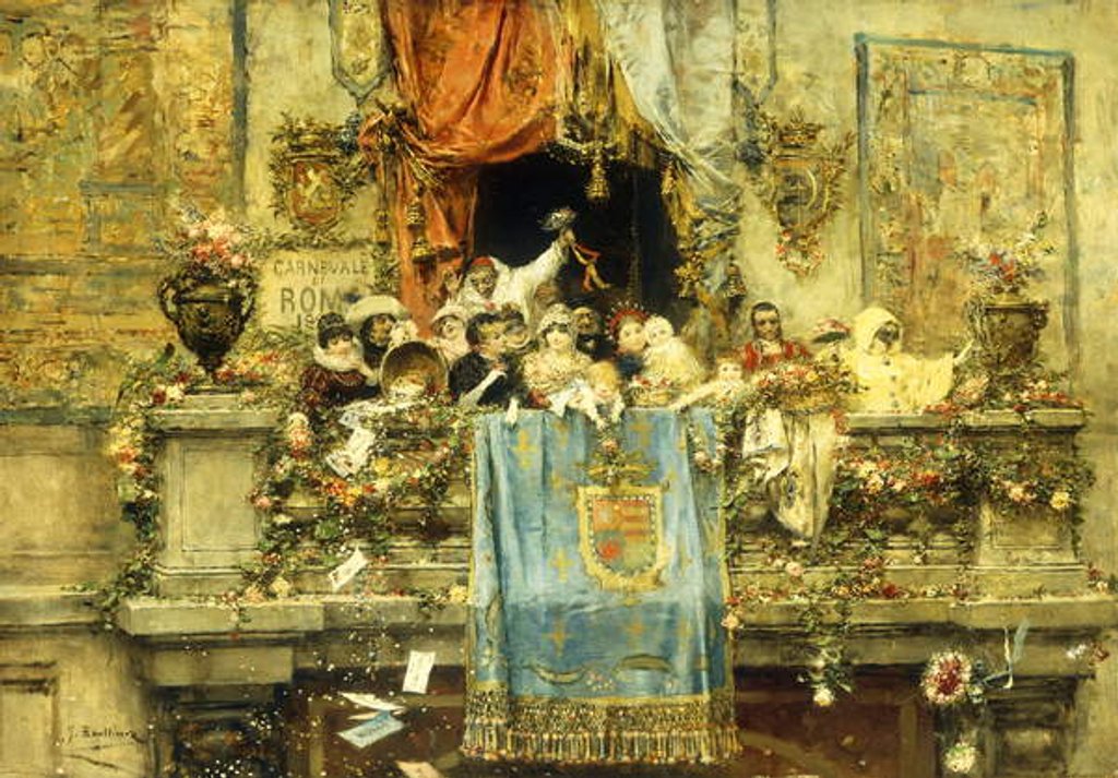 Detail of At the Carnival by Jose Benlliure y Gil