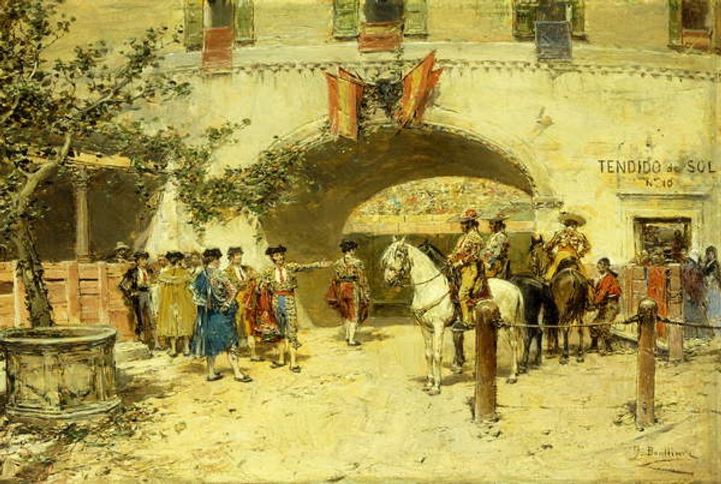 Detail of Entering the Arena, by Jose Benlliure y Gil