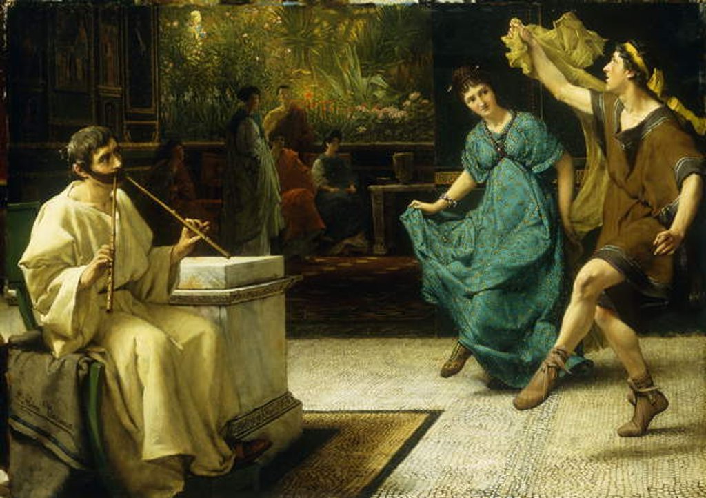 Detail of Une Entree de Theatre Roman, by Lawrence Alma-Tadema
