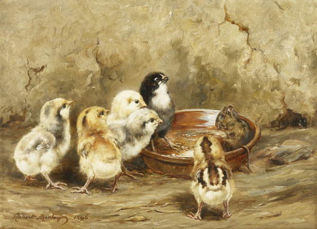 Detail of The Uninvited Lunch Guest, 1896 by Robert Morley