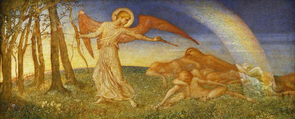 Detail of The Awakening, 1904 by Phoebe Anna Traquair