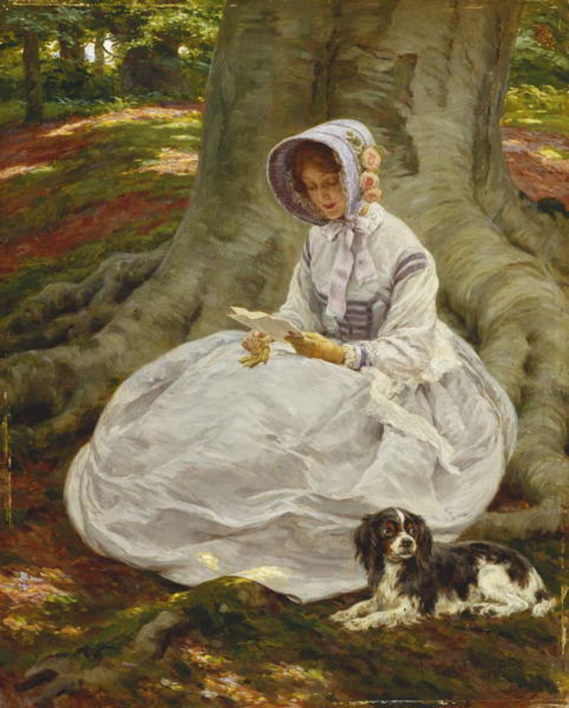 Detail of The Letter, 1910 by Frank Dadd