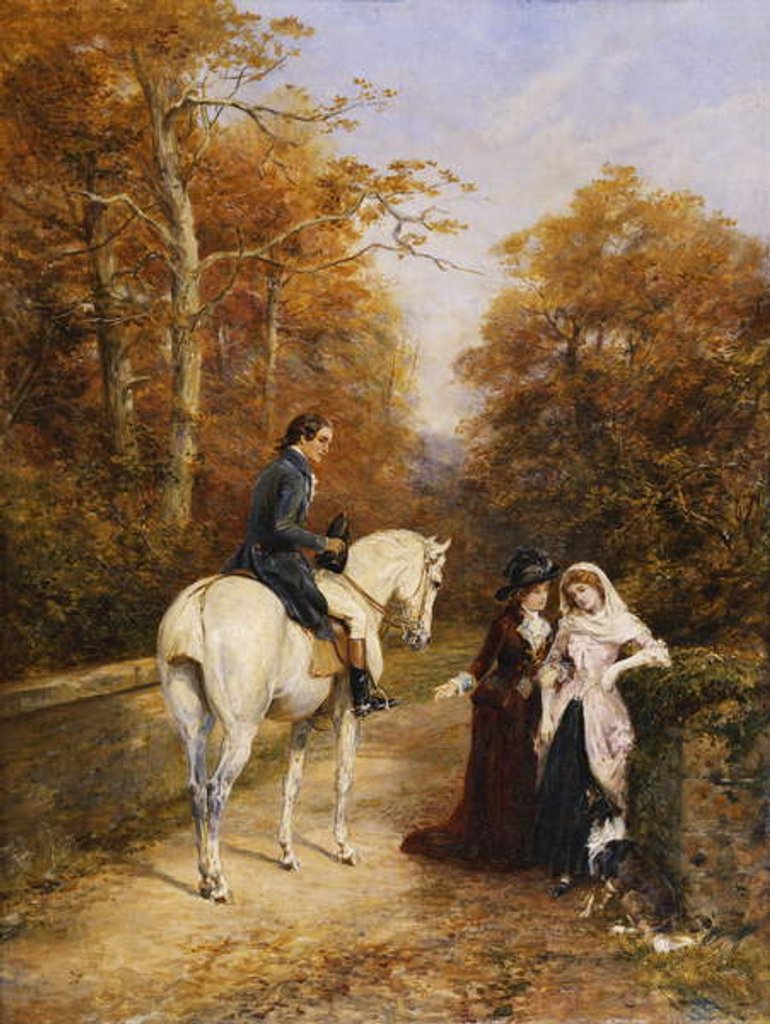 Detail of The Peacemaker, by Heywood Hardy