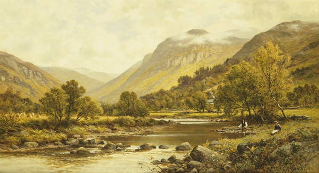 Detail of Borrowdale, Cumberland, 1896 by Alfred Augustus Glendening