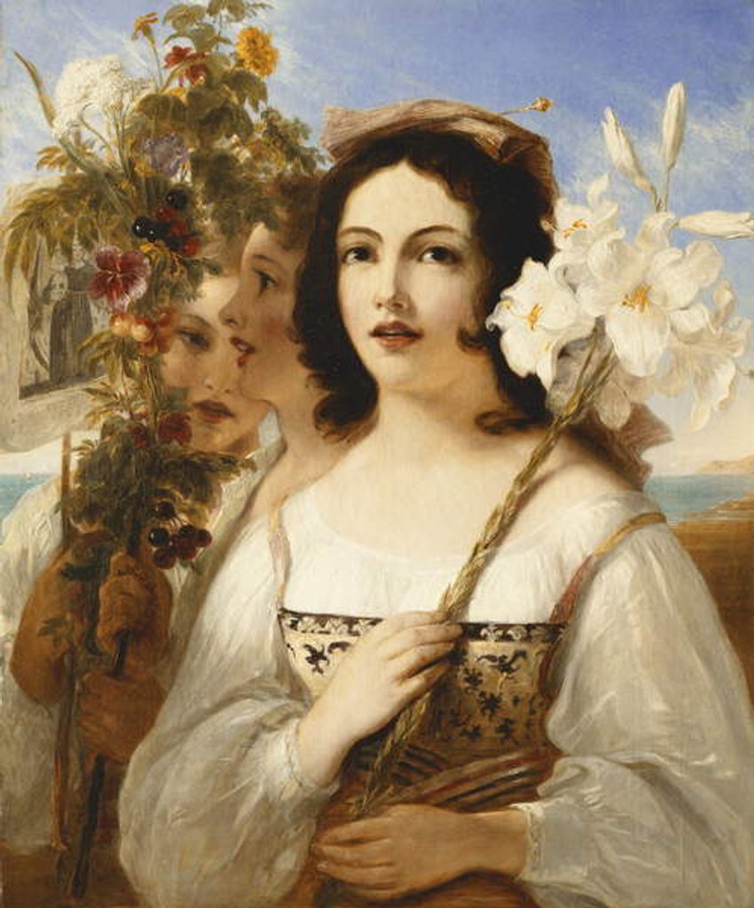 Detail of The Festival by Thomas Unwins