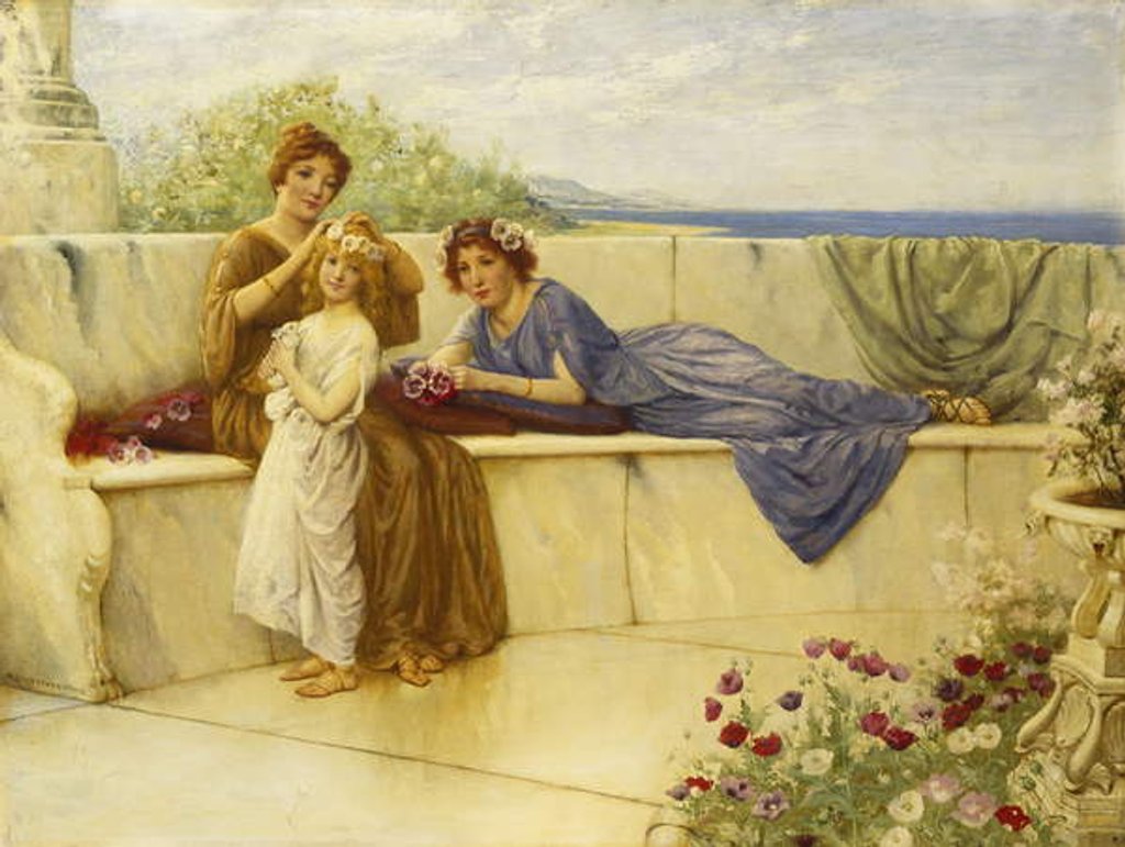 Detail of Summertime, by A.C. Weatherstone