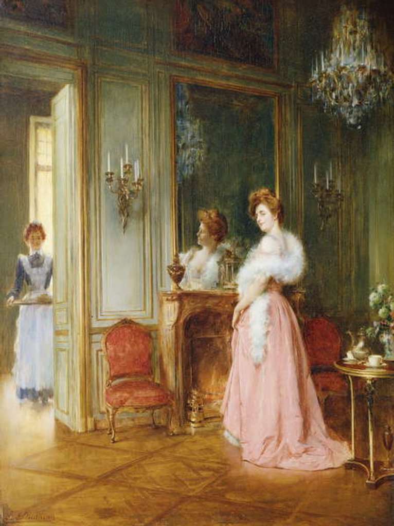 Detail of Coffee by the Fire by Serkis Diranian